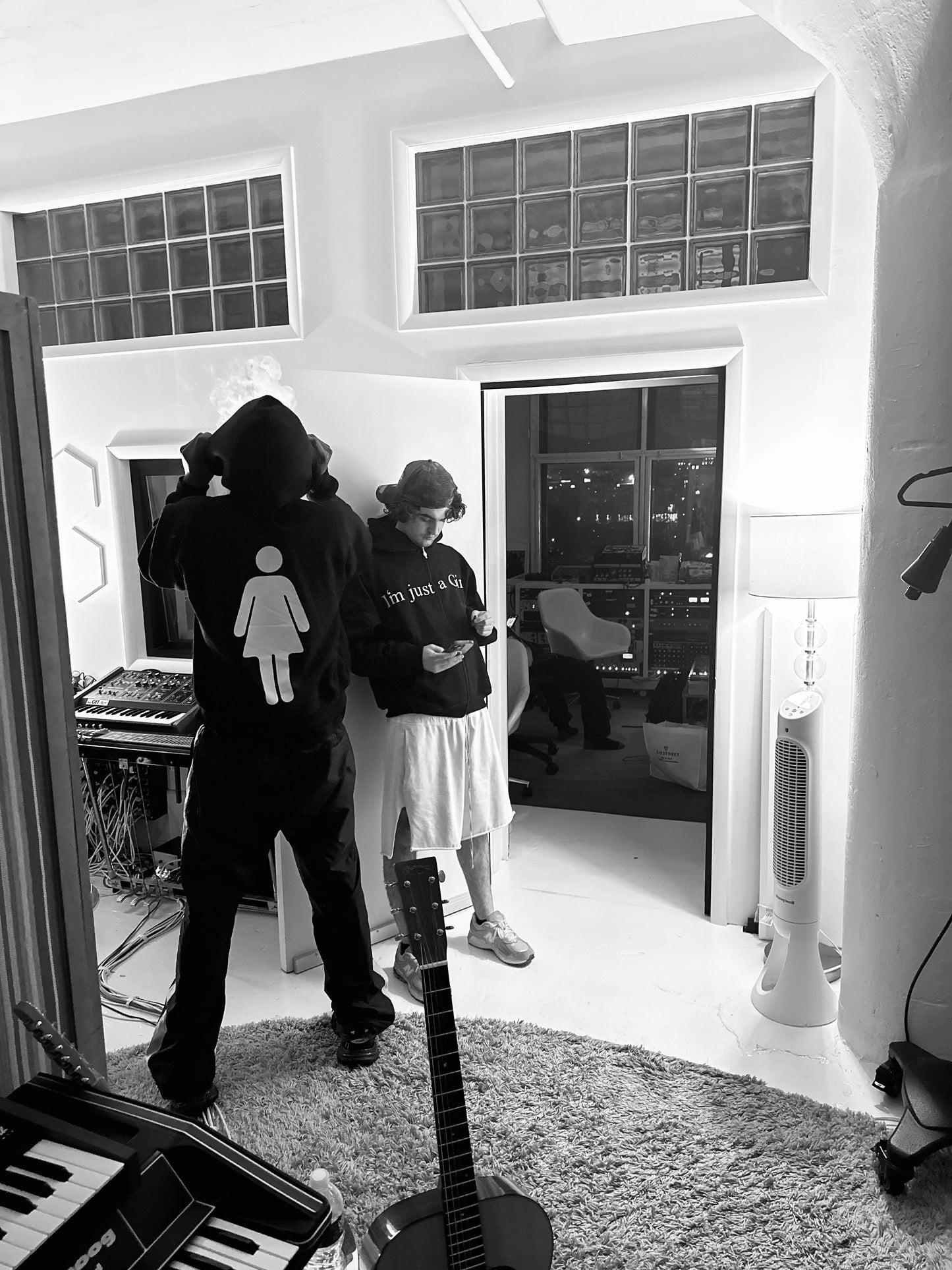 "Im just a Girl" Full zip Hoodie