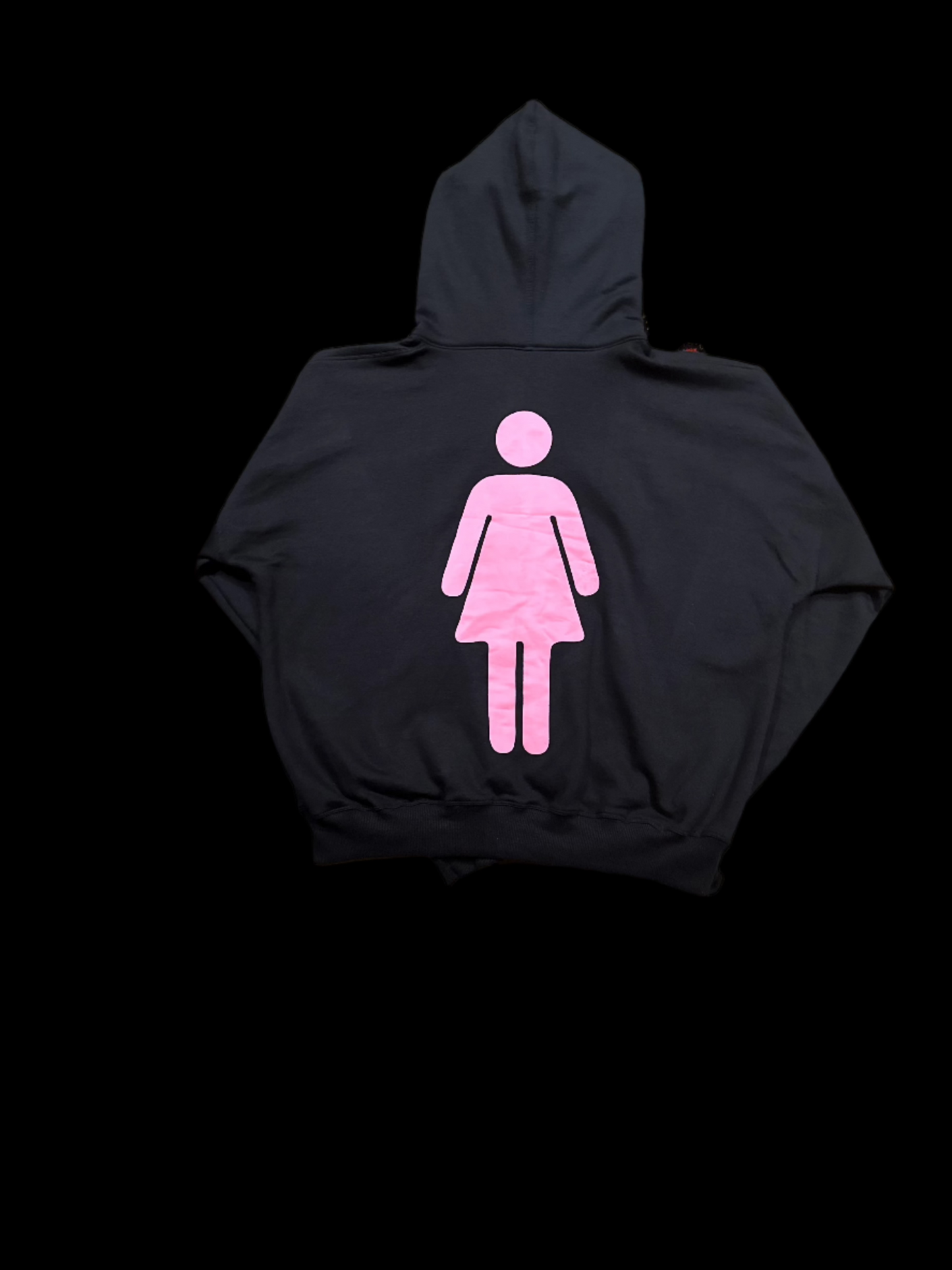 Pink "Im just a Girl" Full zip Hoodie